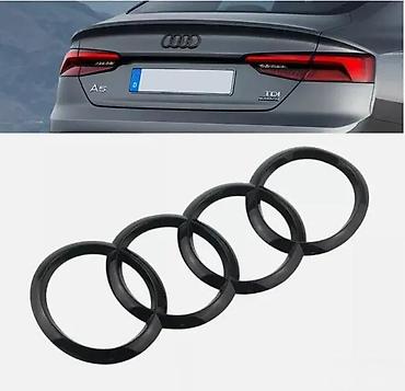14 icon hunter: Audi znak crni za gepek zakrivljeni 19,2 x 9,6. Zamenski znakovi Audi — 1
