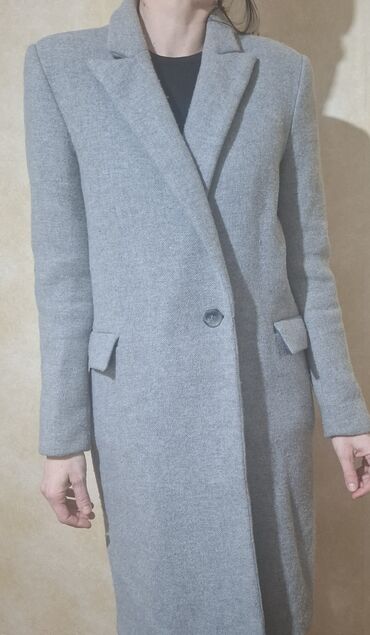 Zimske jakne: Ženska zimska garderoba – 4 komada 1) Elegantni kaput, tamnosivi - — 4