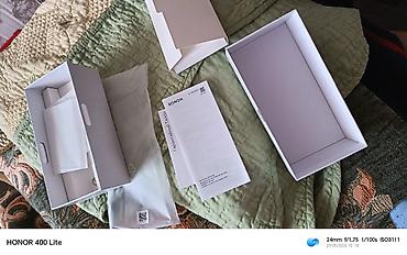 honor pad 10 kontakt home: Honor 400 Lite, 256 GB, rəng - Boz, Barmaq izi — 7