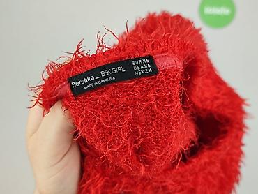czerwony sweter: Bershka, Sweter damski, rozmiar XS — 4
