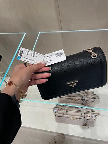 suni əklil qiyməti: Orijinal GUESS çiyin/çapraz çanta – qara rəng - Model: Guess “Nolile” — 3