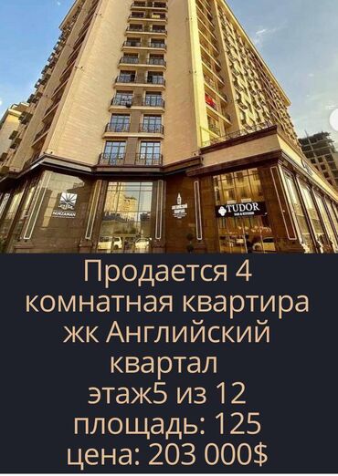 Продажа квартир: 4 комнаты, 126 м², Элитка, 5 этаж, Евроремонт