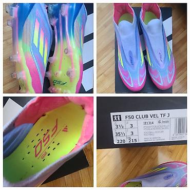 бутсы шыпы: Футбольные бутсы/таглы adidas F50 Club VEL TF J (IE1314) - Тип — 4