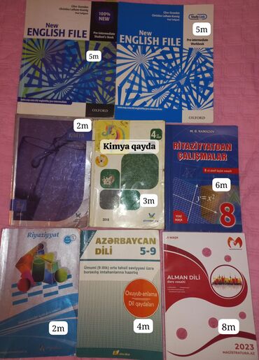 6 ci sinif riyaziyyat kitabi yukle: Kitablar, jurnallar, CD, DVD