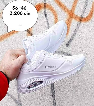 Women's Sneakers and athletic shoes: Patike Skechers brenda, dostupne u beloj i crnoj boji, sa đonom — 3