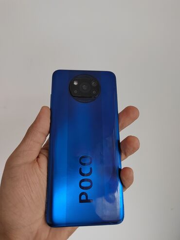 Мобильные телефоны и аксессуары: Poco X3 NFC, 128 ГБ, цвет - Синий, Кнопочный, Face ID