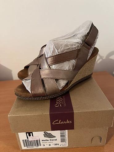 Босоножки, сандалии, шлепанцы: Clarks Helio Coral (Великобритания)— женские сандалии на танкетке — 3