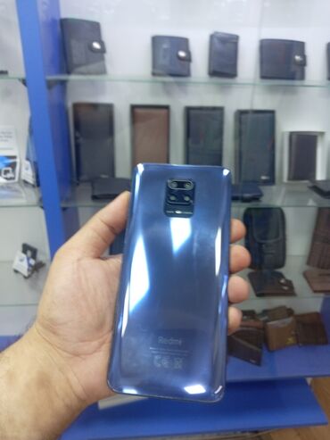 sumqayit telekom: Redmi Note 9S, 128 GB, rəng - Göy, Zəmanət, Düyməli, Sensor