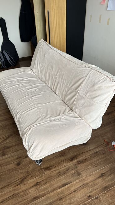 диван реставрация: Диван-кровать, цвет - Бежевый, Б/у