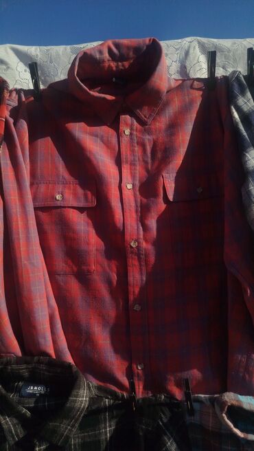 Рубашки: Продаю фанельковые рубашки 100% хб привозные Корея б/у в отличном — 2