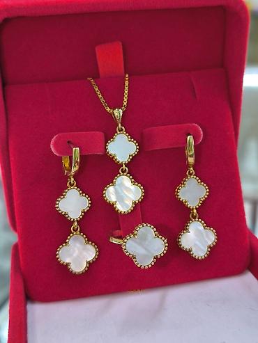 Серебряные наборы украшений: Набор украшений, Проба 925, Женские, Новый — 5