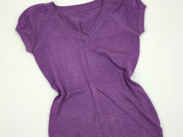 fioletowe bluzki damskie: Sweter, XS, stan - Zadowalający