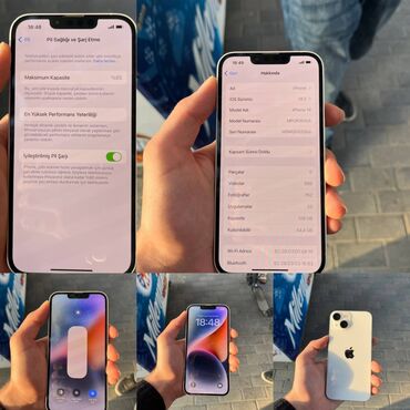 телефон для пожилых fly ezzy: IPhone 14, 128 ГБ, Белый, Отпечаток пальца, Face ID
