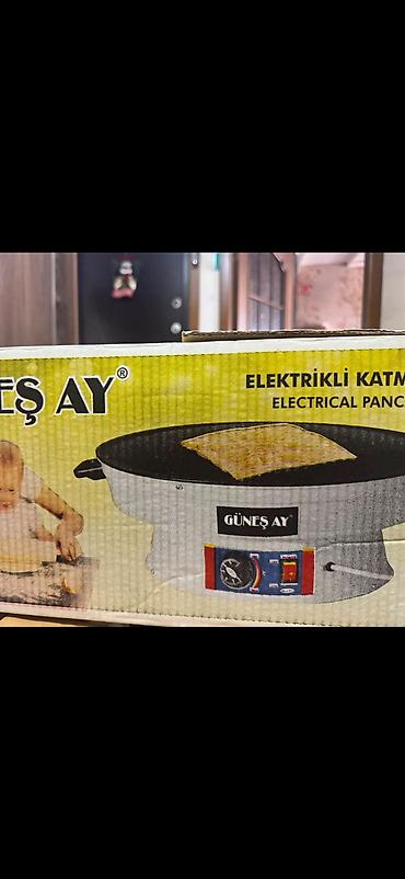 ucuz soba: Güneş Ay Elektrikli Katmer Sacı – Electrical Pancake Oven - Brend — 2