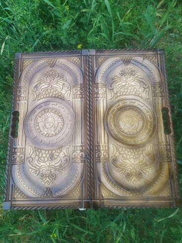 Nərdlər: Nərd Nerd Nərd Nerd taxta Qoz ağacından hazırlanmış əl işi olan — 2