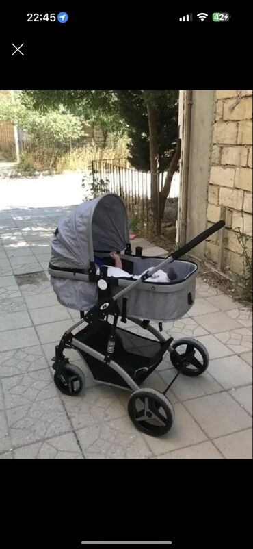 Araba-beşiklər: Çıxarıla bilən beşikli araba, İşlənmiş, Cins: Oğlan, Yaş: <1 ay, Pulsuz çatdırılma