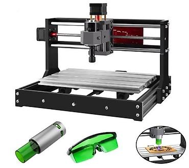 t frez: Masaüstü CNC Cihazı 15000mW Lazerli CNC3018 Pro Çoxfunksiyalı — 1