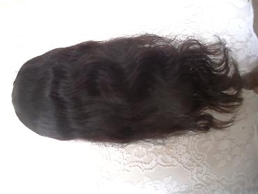 Perike i klipse: Duga lace front perika od prirodne kose crne boje Prednost ove lace — 6