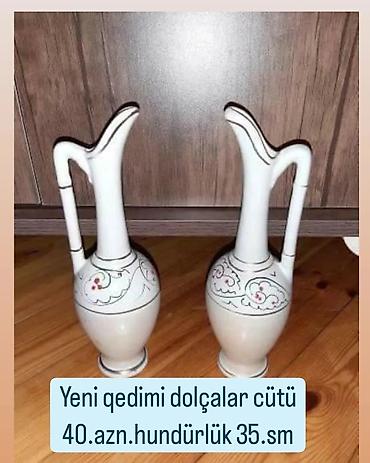 Qab-qacaq və mətbəx ləvazimatları: Boşqablar, 2 ədədli dəst, rəng - Ağ, Şüşə — 5
