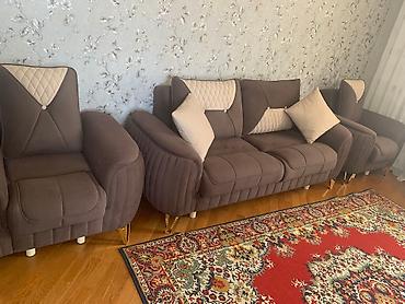 ay: Yeni, Divan-kravat, 2 kreslo, Bazalı, Açılan — 2