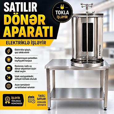 donər stolu: Elektriklə işləyən dönər aparatı – REMTA Xüsusiyyətlər: - Tokla — 1