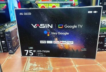 yasin 65 телевизор: Акция Телевизор yasin 75q90 190см 75" 4k (google tv) - описание: в