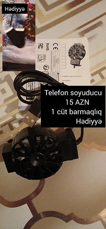 Мобильные телефоны и аксессуары: Telefon soyuducu (klipsli mini ventilyator) - Smartfonlar üçün — 1