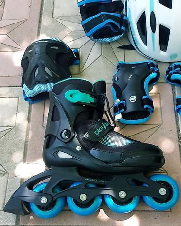 debilqə: Ролики Powerslide Joker Blue Sky Combo - в хорошем состоянии и — 3
