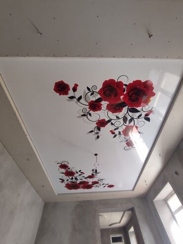 Натяжной потолок: Натяжной потолок Глянцевое, Матовое, 3D потолки Бесплатный замер, Гарантия, Монтаж — 29