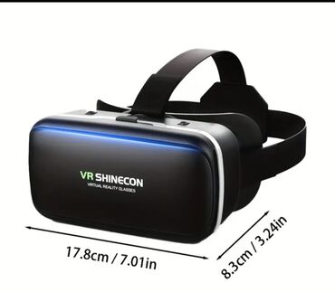 Video oyunlar üçün aksesuarlar: VR Shinecon virtual reallıq eynəkləri. Bu eynəklər virtual reallıq