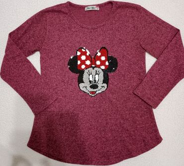 T-shirts: Round neck, Long sleeve, Minnie Mouse, 152-158