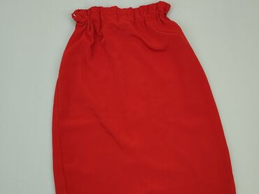 czerwone spódnice w białe grochy: Spódnica, S, stan - Bardzo dobry