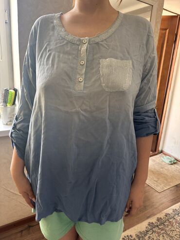 рубашку zara: Кофта рубашка турция 48.50 размер. Состояние отличное. Отдам всего за
