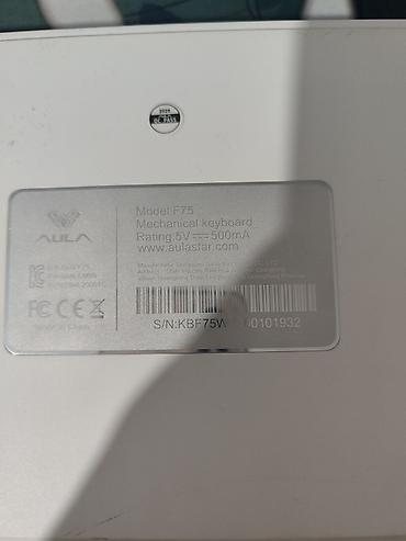 keychron k8: Клавиатура, Aula, Механическая, Проводное подключение, Размер: 75% — 2