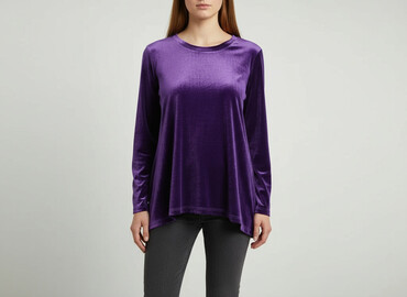 bluza welurowa lidl: Women's blouse, size L