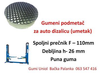 Alati za automobile: Gumeni podmetači auto dizalice i radionice. Dostupne dimenzije i na lalafo.rs — 4 Alati za automobile: Gumeni podmetači auto dizalice i radionice. Dostupne dimenzije i — 4