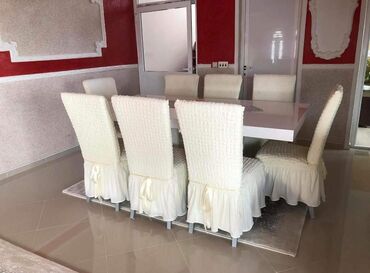 Prekrivači za nameštaj: Za stolice, bоја - Crna — 5