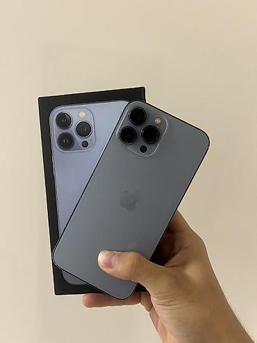 iphone d: IPhone 13 Pro Max, Б/у, 256 ГБ, Sierra Blue, 79 % — 1