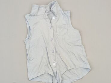 Shirts: Shirt 5-6 years, condition - Good, pattern - Monochromatic, color - Light blue