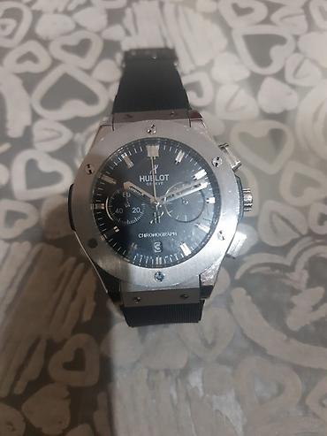 saatlar type 0: Hublot Geneve xronoqraf qol saatı - Korpus: fırçalanmış metal — 2