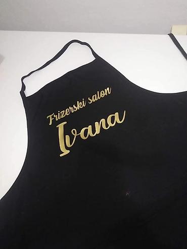 Kuhinjski tekstil: Kecelje personalizovane sa štampom po zelji. Kecelje u živim bojama — 19