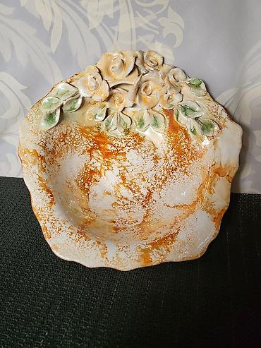 Činije: Cinija nova rucni rad iz 80ih.god. Cinija nova rucni — 3