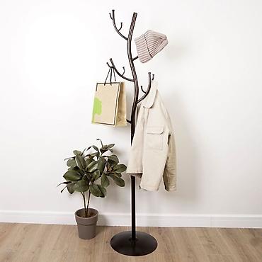 Вешалки: Напольная вешалка «Дерево» (металл) - Дизайн: ствол с ветвями — 13