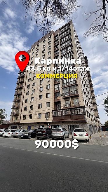 1000: Продажа офисов 44 м², С ремонтом, Многоэтажное здание, 1 этаж — 1