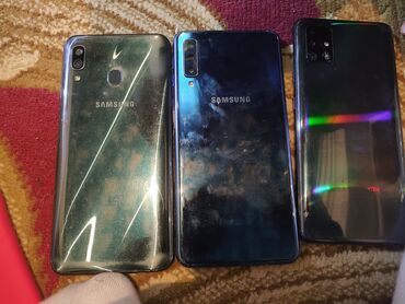 бу телефона: Samsung Galaxy A51, Колдонулган, түсү - Боз