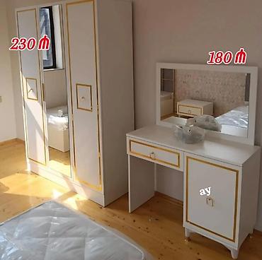 interturan mebel: *3 Qapılı dolab 230 ₼* Ölçü 120×47 ×200 *Kamod 180₼* Ölçü 80×40 ×160 — 1