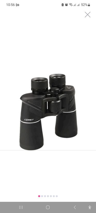 Маски, очки: COMET binokl - Güclü optika: geniş obyektivlər sayəsində aydın və
