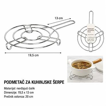 KMT Podmetač za lonac sa drškom 2406828 - Brend: Kmt style -