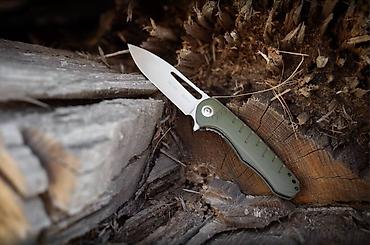 нож кс: Складной нож Дело техники DT-128, сталь 3Cr13 рукоятка из G10 зеленая — 3
