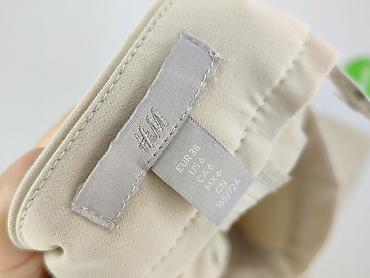 construction trousers: H&M, Spodnie materiałowe damskie, rozmiar M — 4